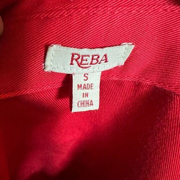 Reba western cowboycore red rodeo button down shirt - Picture 4 of 4